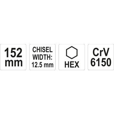 Meissel 12X152Mm yt-47148