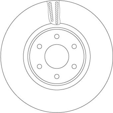 Bremsscheibe VA DF6968S Bremsscheibe VA DF6968S
