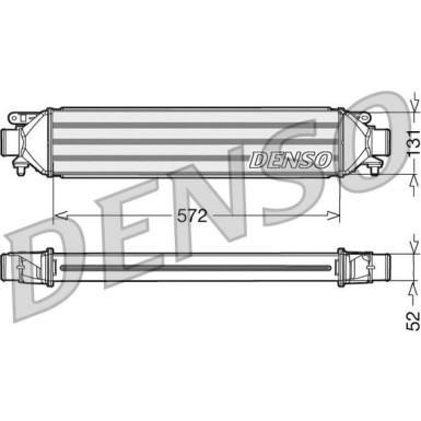 DENSO Druckluftkühler DIT09107 DENSO Druckluftkühler DIT09107