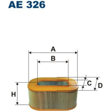 FILTRON Luftfilter AE 326