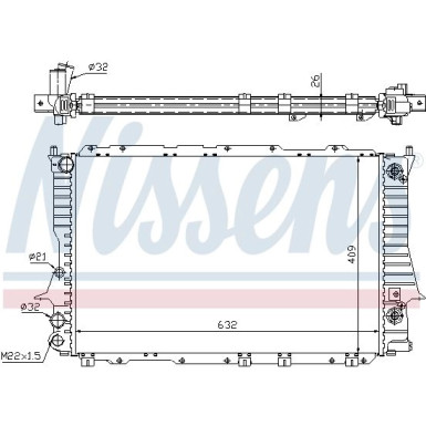 Wasserkühler PKW AUDI 100 C4,4 CYL-5 CYL. 90 60477
