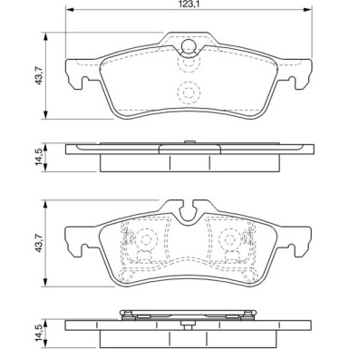Bremsklötze TOYOTA,DAIHATSU 0 986 494 130 Bremsklötze TOYOTA,DAIHATSU 0 986 494 130