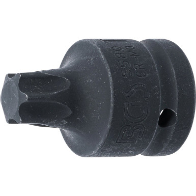 BGS Kraft-Bit-Einsatz Antrieb Innenvierkant 20 mm (3/4 ) T-Profil (für Torx) T80 5580 BGS Kraft-Bit-Einsatz Antrieb Innenvierkant 20 mm (3/4 ) T-Profil (für Torx) T80 5580