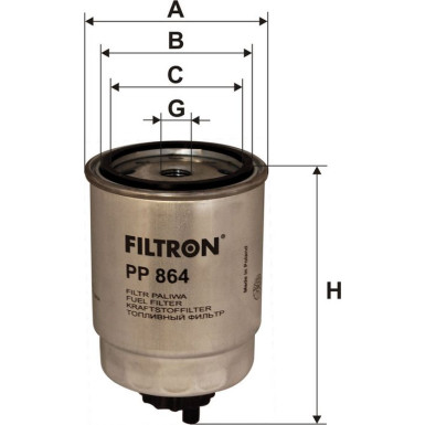 FILTRON Kraftstofffilter PP 864