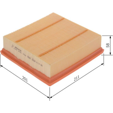 Luftfilter F 026 400 498 Luftfilter F 026 400 498