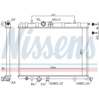 Wasserkühler PKW CITR/PEUG 1.1-2.0i/1.4-2.0HDI 97 FIRST FIT 63502A