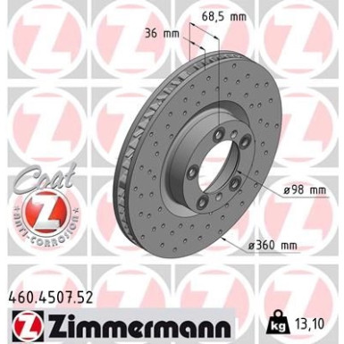 Bremsscheibe VA re Sport 460.4507.52 Bremsscheibe VA re Sport 460.4507.52