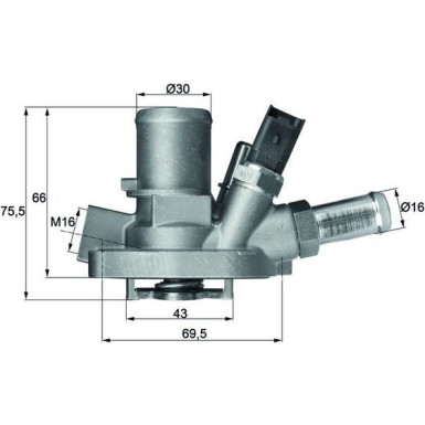 Integralthermostat TI 147 80