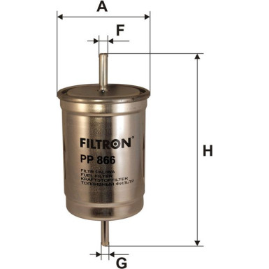 FILTRON Kraftstofffilter PP 866