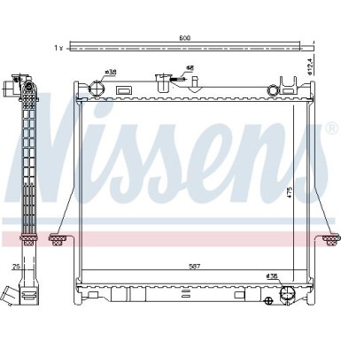 Wasserkühler PKW 60856 Wasserkühler PKW 60856