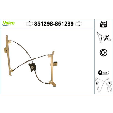 VALEO Fensterheber 851299 VALEO Fensterheber 851299