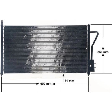 Kondensator, Klimaanlage AC 218 000S Kondensator, Klimaanlage AC 218 000S