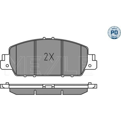 Bremsbelagsatz, Scheibenbremse MEYLE-PD: Advanced performance and design 025 257 9216/PD Bremsbelagsatz, Scheibenbremse MEYLE-PD: Advanced performance and design 025 257 9216/PD