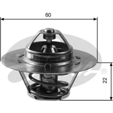 Gates Thermostat SKODA Felicia 1.3 TH12488G1