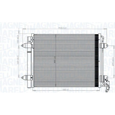 KONDENSATOR, KLIMAANLAGE BC833 KONDENSATOR, KLIMAANLAGE BC833