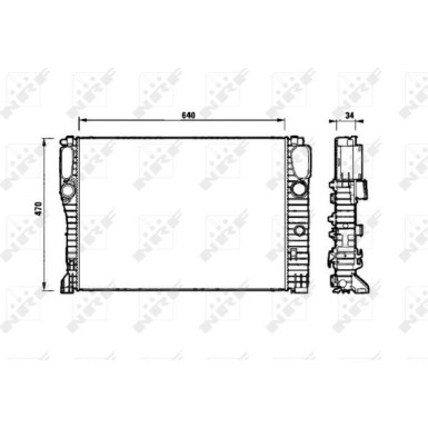Kühler, Motorkühlung 53829