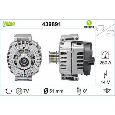 VALEO Generator 439891 VALEO Generator 439891