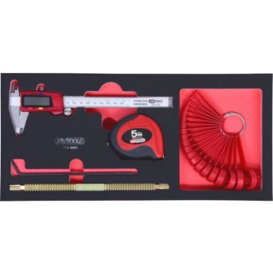 KS TOOLS SCS Messwerkzeug-Set, 5-teilig, im Systemeinsatz 1/3 713.3005 KS TOOLS SCS Messwerkzeug-Set, 5-teilig, im Systemeinsatz 1/3 713.3005