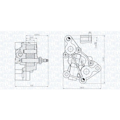 MAGNETI MARELLI Ölpumpe 351516000112 MAGNETI MARELLI Ölpumpe 351516000112