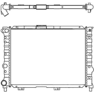 Kühler, Motorkühlung NRF58114