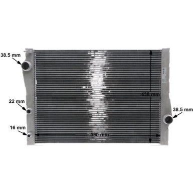 Kühler, Motorkühlung BEHR CR 1049 000S