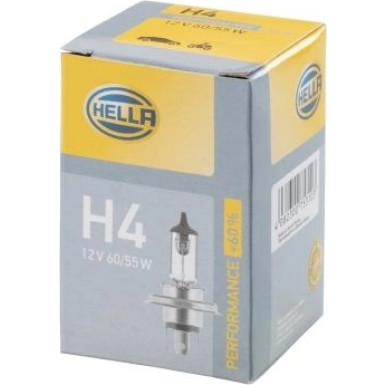 HELLA Glühlampe, Hauptscheinwerfer 8GJ 223 498-221 PERFORMANCE Up to 60%