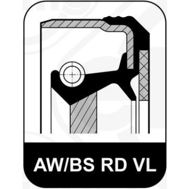 ELRING Wellendichtring, Kurbelwelle 553.272