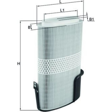 MAHLE Luftfilter LX 1009/6 MAHLE Luftfilter LX 1009/6