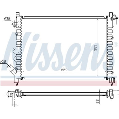 Wasserkühler PKW 63832 Wasserkühler PKW 63832