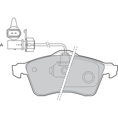 VALEO Bremsbeläge 598676