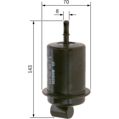 Kraftstofffilter F 026 403 015