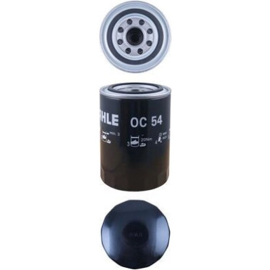 MAHLE Ölfilter OC 54 MAHLE Ölfilter OC 54
