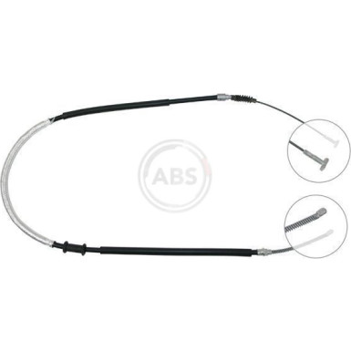 A.B.S. Handbremsseil Seilzug Festellbremse K13547