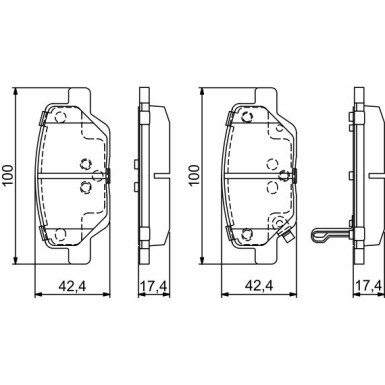 Bremsbelag 0 986 495 393 Bremsbelag 0 986 495 393