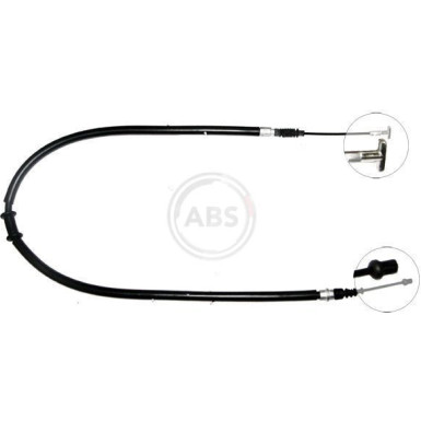 A.B.S. Handbremsseil Seilzug Festellbremse K18107 A.B.S. Handbremsseil Seilzug Festellbremse K18107