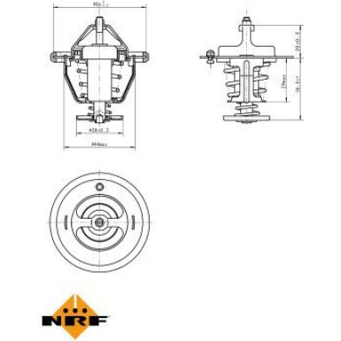 Thermostat, Kühlmittel EASY FIT 725087