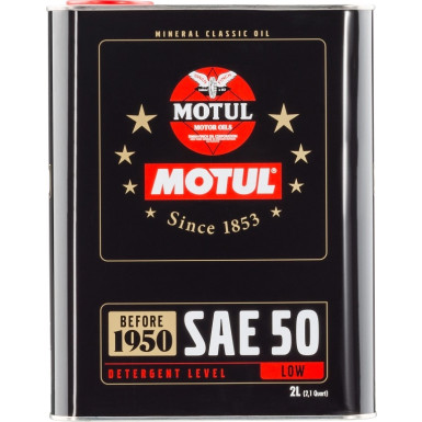 Motul Classic SAE50 2 Liter 104510 Motul Classic SAE50 2 Liter 104510