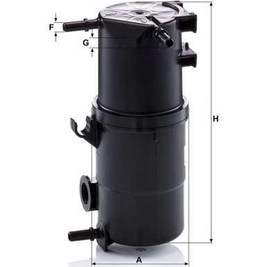 Mann & Hummel Kraftstofffilter PKW VW Amarok 10 WK 10 034 z