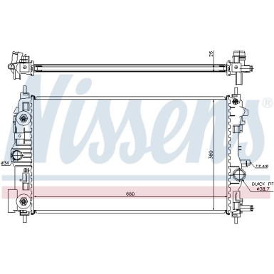 Wasserkühler PKW CHEVROLET Cruze 09- 1.4 I TURBO 630724