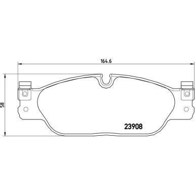 BREMBO Bremsklötze VA P 36 021 BREMBO Bremsklötze VA P 36 021