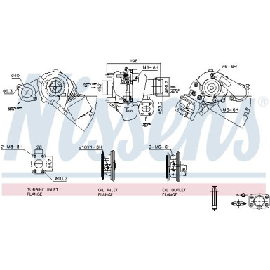 Nissens Turbo FORD,OPEL,PEUGEOT 3008,5008 09 FACTORY NEW 93258 Nissens Turbo FORD,OPEL,PEUGEOT 3008,5008 09 FACTORY NEW 93258