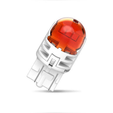 LED W21/5W 12V 2.5/0.5W Ultinon Pro6000 SI Amber Intense NOECE 2 Stück Philips Ultinon Pro6000 LED-SI 11066AU60X2