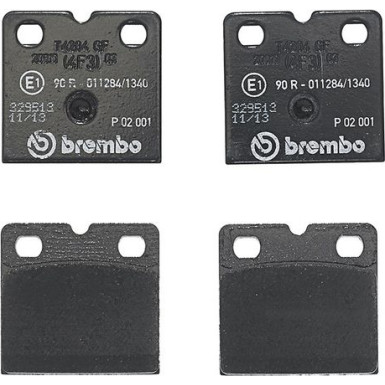 BREMBO Bremsklötze HA P 02 001