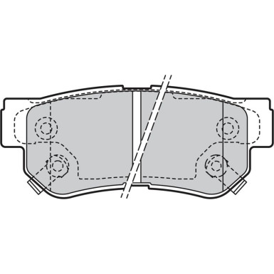 VALEO Bremsbeläge 598748