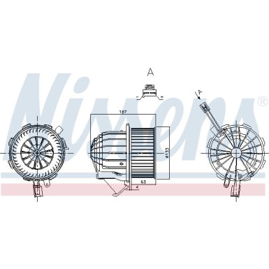 Innenraumgebläse Audi Q5 08 87428