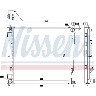 Wasserkühler PKW 66762