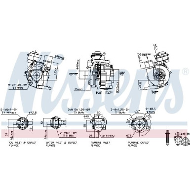 Nissens Turbo TOYOTA Rav4 II 01 FACTORY NEW 93217