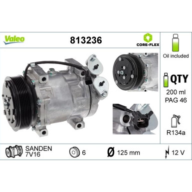 Kompressor, Klimaanlage 813236