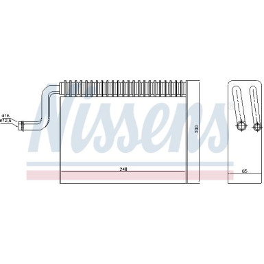Verdampfer PKW OPEL CORSA 96 92150