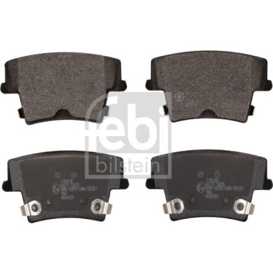 FEBI BILSTEIN Bremsbeläge 116109 FEBI BILSTEIN Bremsbeläge 116109
